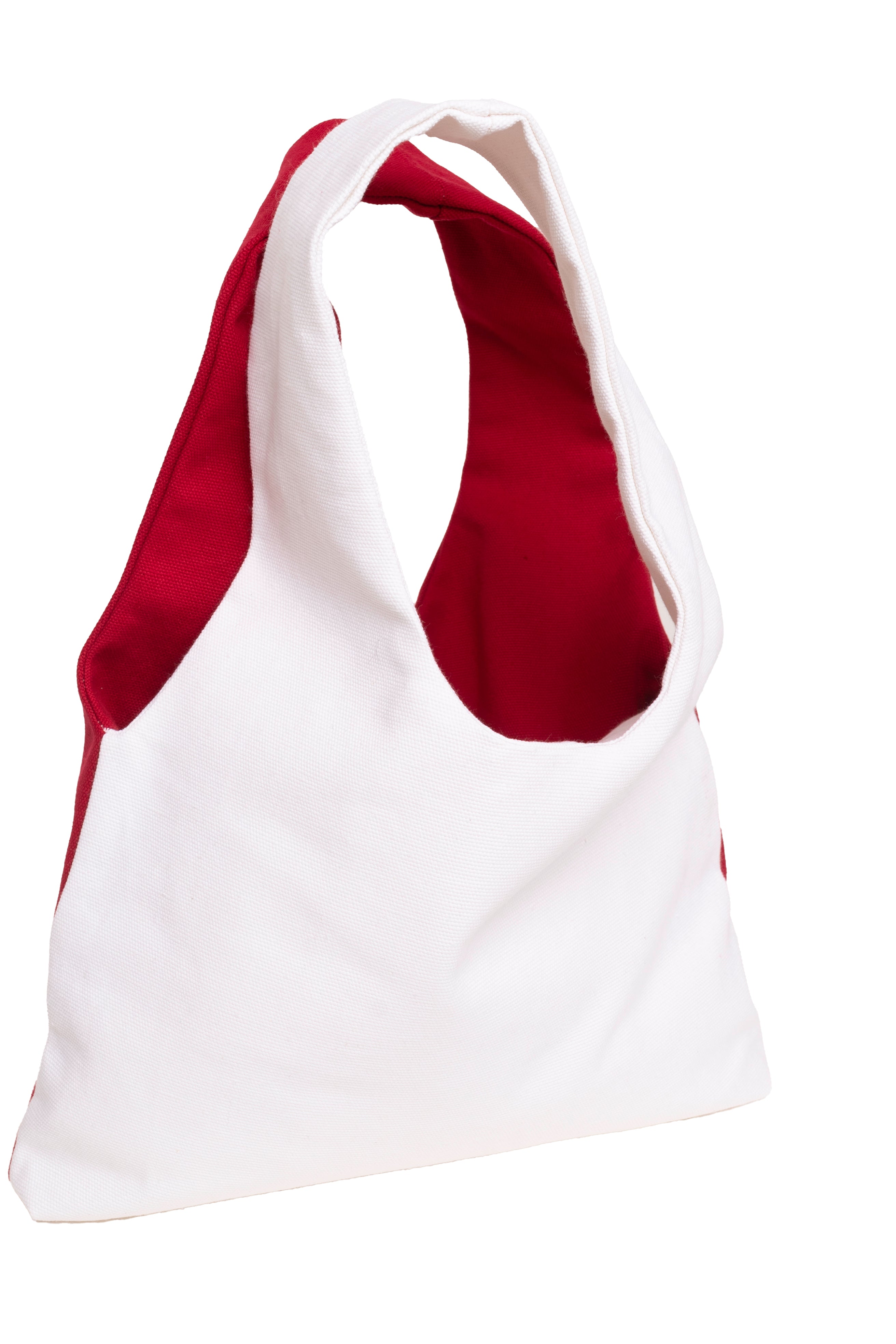 Polska - Medium Tote Bag Red & White Canva