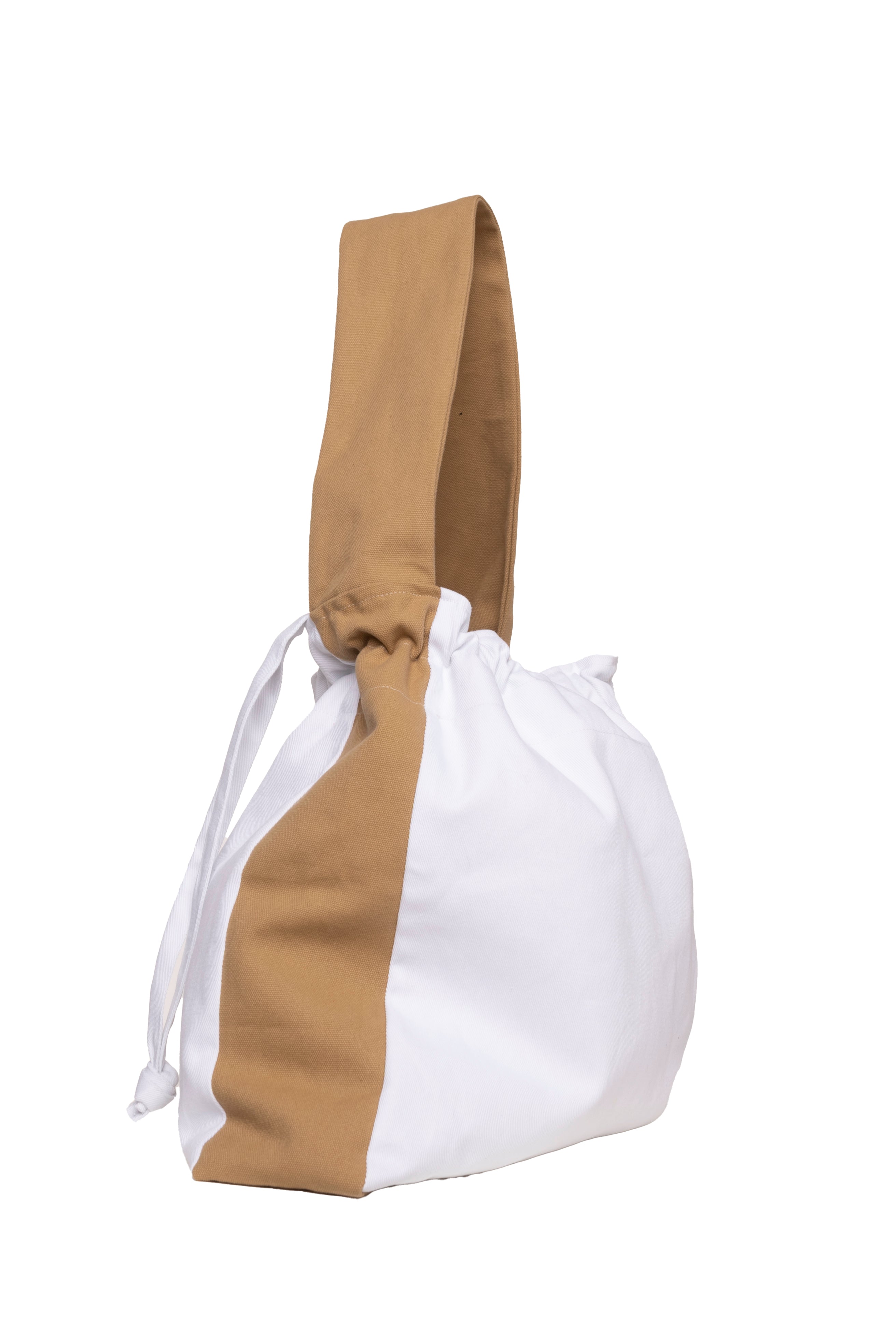 Thawb - Large Tote Bag Sand White Canva with Single Side Handle