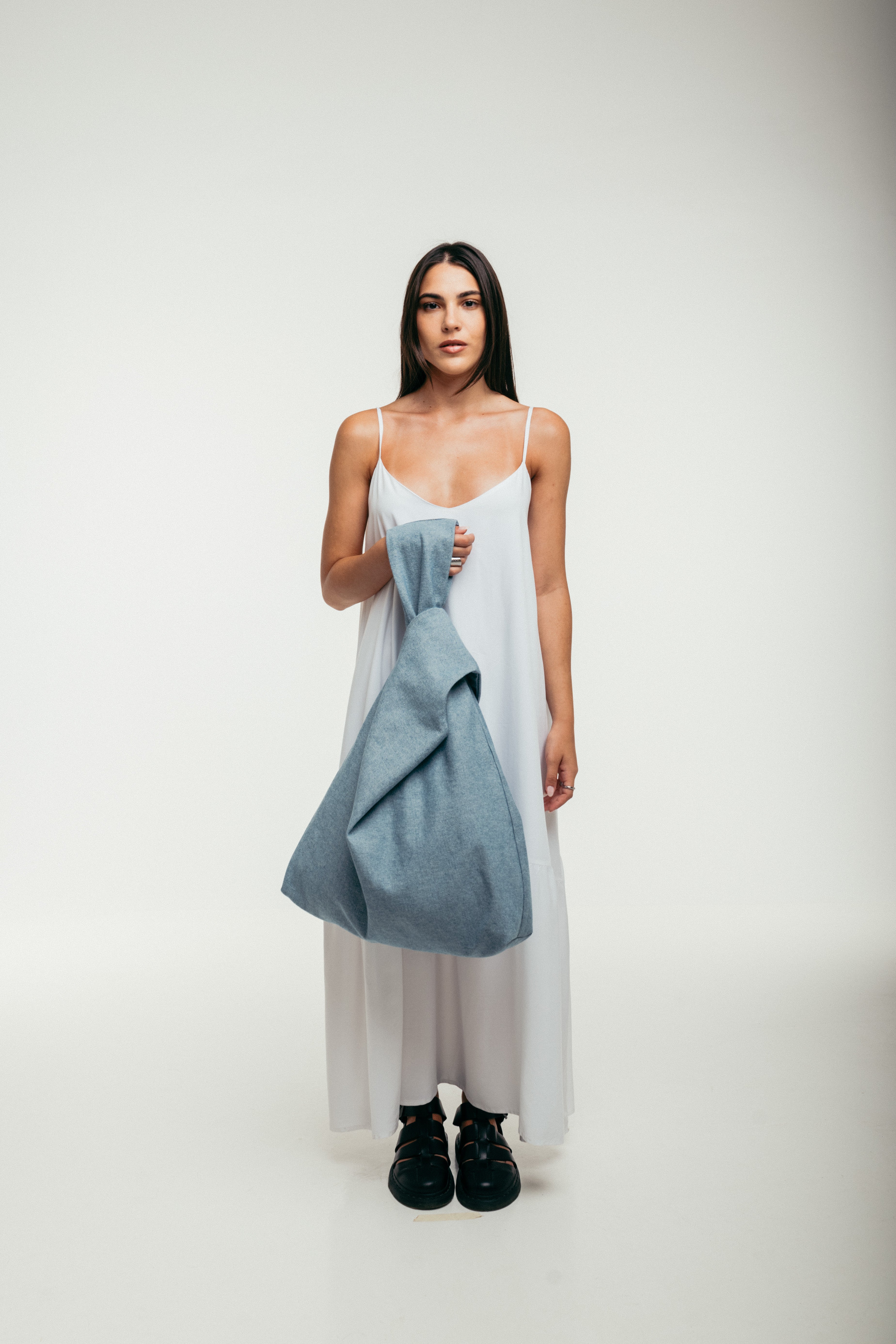 Denim - Large Sack Light Blue Denim