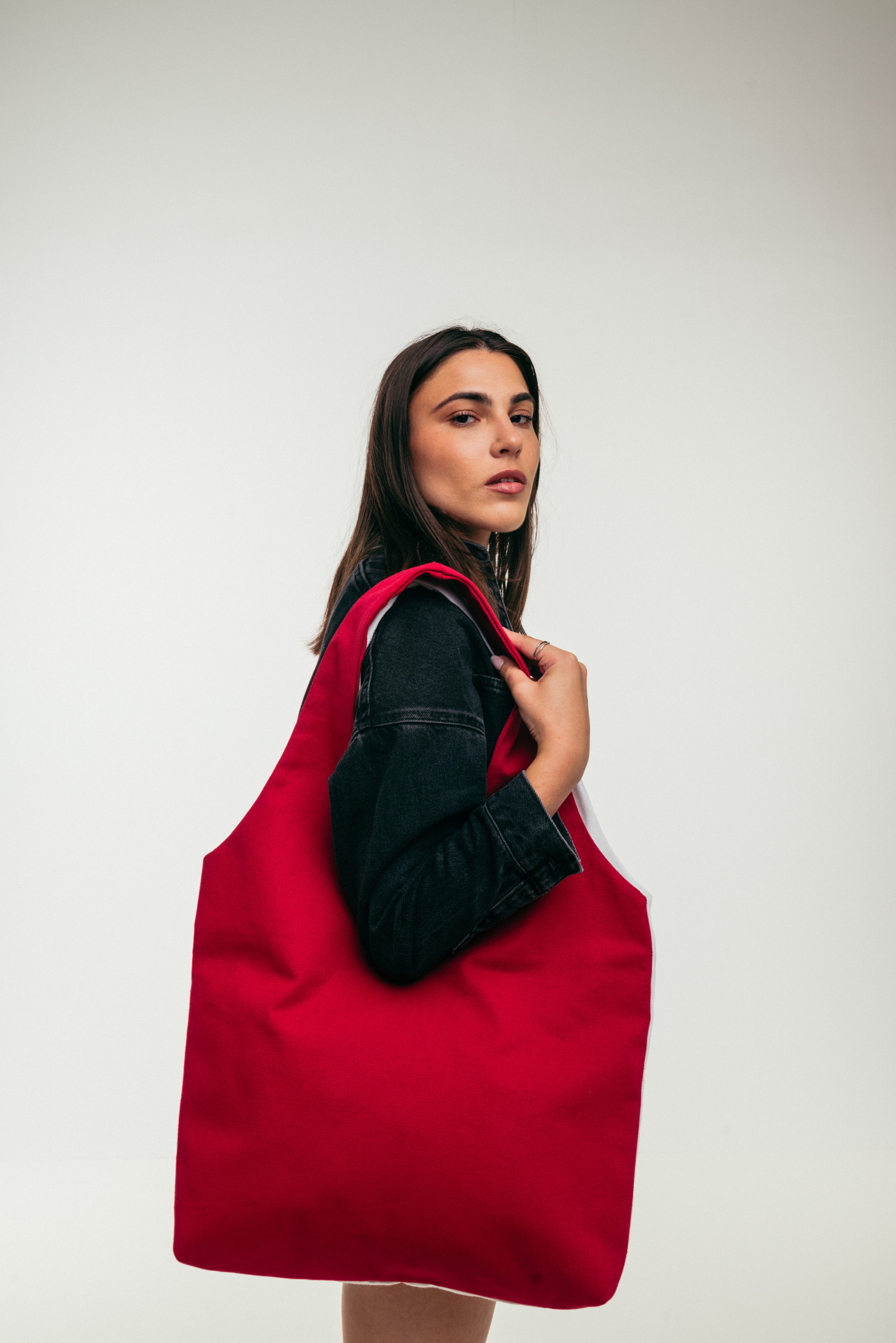 Polska - Large Tote Bag Red & White Canva
