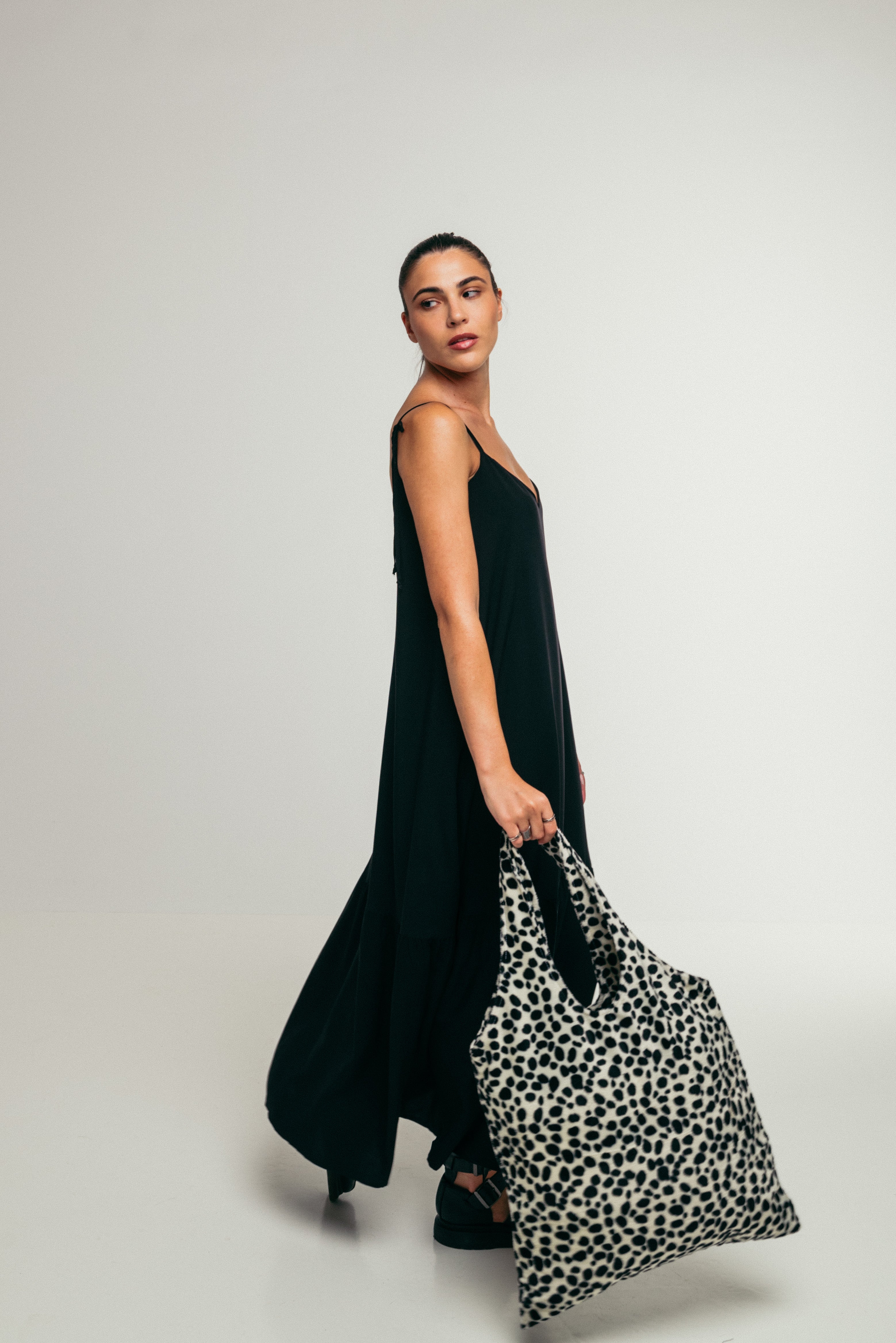 Cheetah - Large Tote Bag Fur Animal Print Cheetah