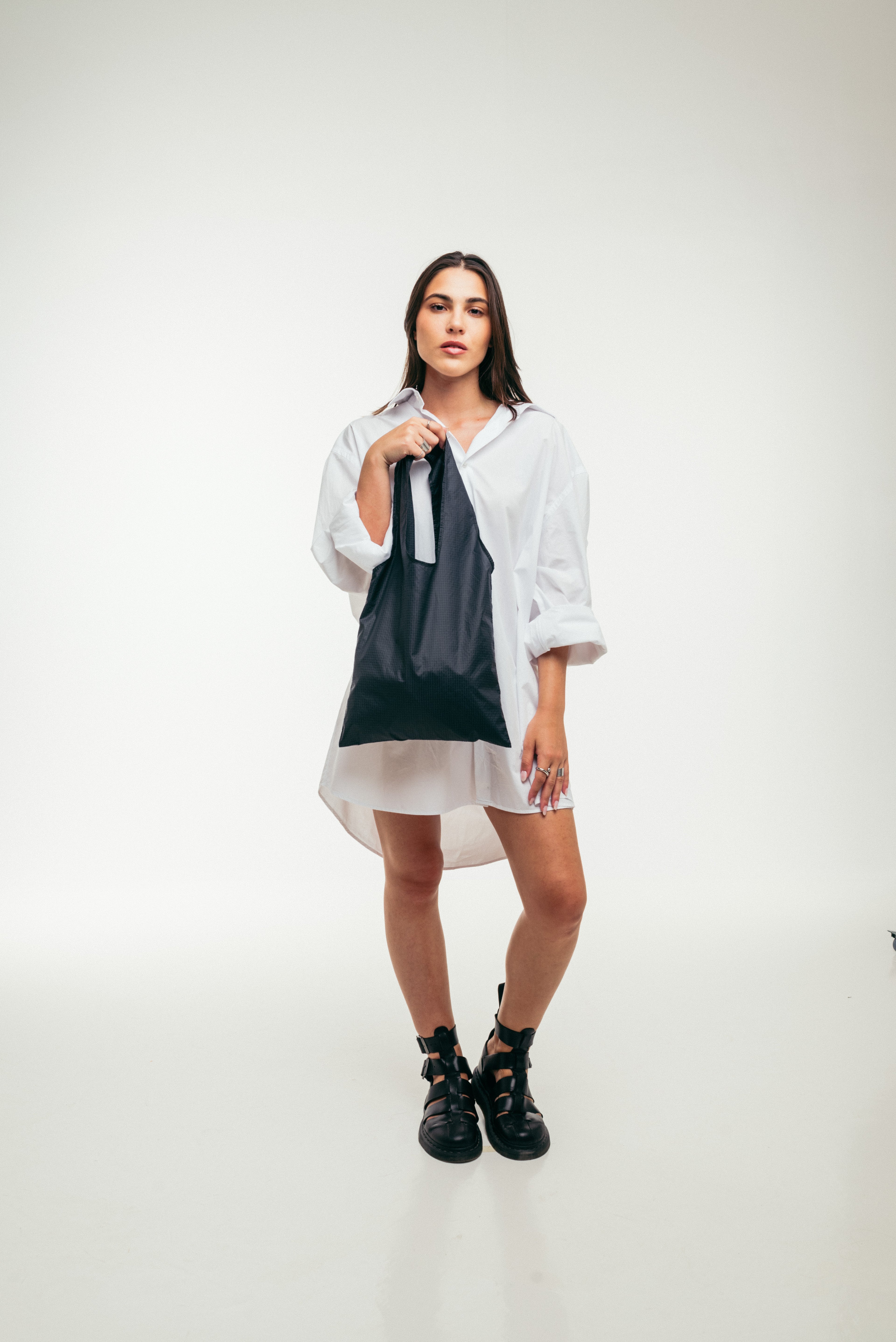 Deep Space - Large Light Shopping Bag Black